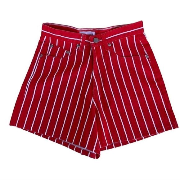 🦄RARE Vintage 90s High Waist Shorts Made in USA NWOT - Picture 1 of 6